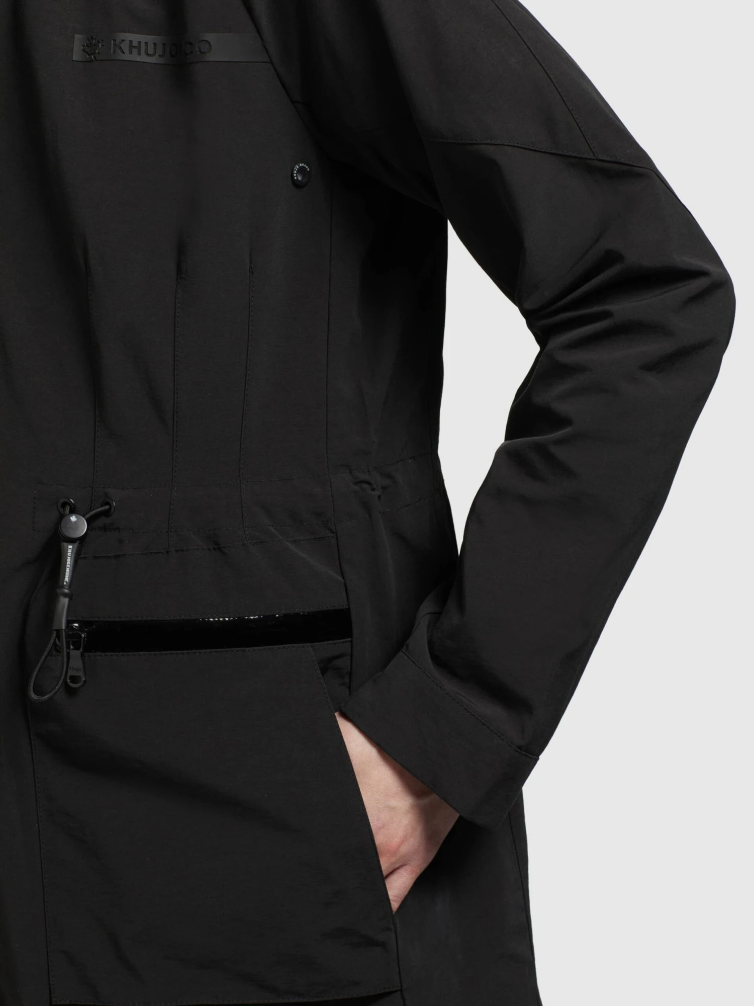 Khujo Parkas Tussenparka Dames Zwart 9 Khujo Parkas Tussenparka Dames Zwart - Afbeelding 8