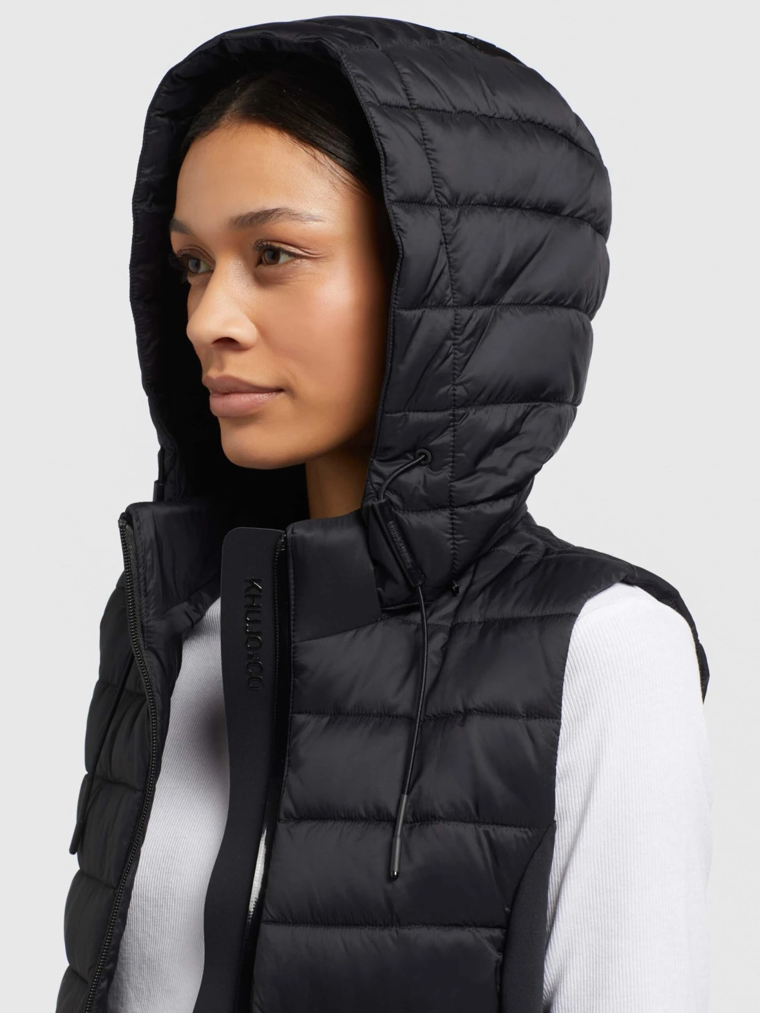 Khujo Bodywarmers Bodywarmer Fabia Matt Dames Zwart 9 Khujo Bodywarmers Bodywarmer Fabia Matt Dames Zwart - Afbeelding 7