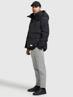 Khujo Winterjassen Winterjas Shinzo Heren Zwart -Khujo cc393b6e55bc25ef1a9f42d6dd08fea3