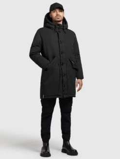 Khujo Parkas Winterparka Terra Heren Zwart -Khujo cc48df115e04e364a467362f5641887a