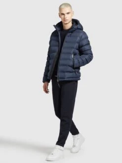 Khujo Winterjassen Winterjas Gamer Heren Donkerblauw -Khujo cccae24d980c21337e225374819bd4e1