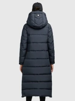 Khujo Wintermantels Wintermantel Deria Dames Donkerblauw -Khujo ce1fc911067bd311192dc0e6d3edaa27