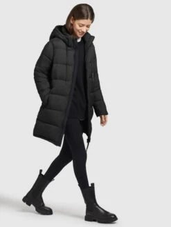 Khujo Wintermantels Wintermantel Word Dames Zwart -Khujo d0d075a182186036a1df4e6af09d9e09