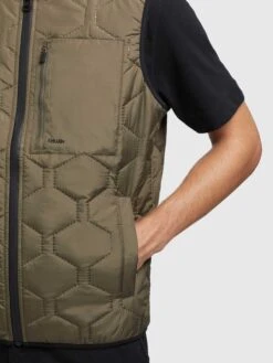 Khujo Bodywarmers Bodywarmer Liel Heren Olijfgroen -Khujo d2ff503e27612cb79311610b56c322f4