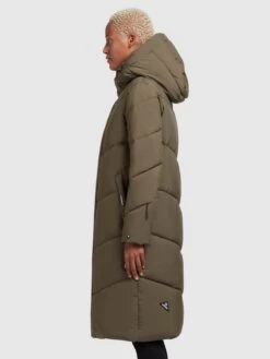 Khujo Wintermantels Wintermantel Torino2 Dames Kaki -Khujo d45e30839b02bf29f0fc010899562479