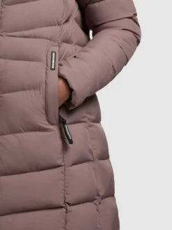 Khujo Korte Mantels Wintermantel Tuhani Dames Donkerlila -Khujo d4cf4c81ea0929a90915fe5b80458828