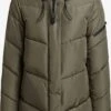 Khujo Winterjassen Winterjas Jordis Dames Kaki -Khujo d4f8a36e5f9e8b83571d2267191dd050