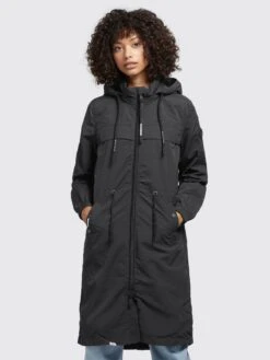 Khujo Tussenmantels Tussenmantel Voya3 Dames Zwart -Khujo d62590d7d4675a631ee0f1d62f52b203