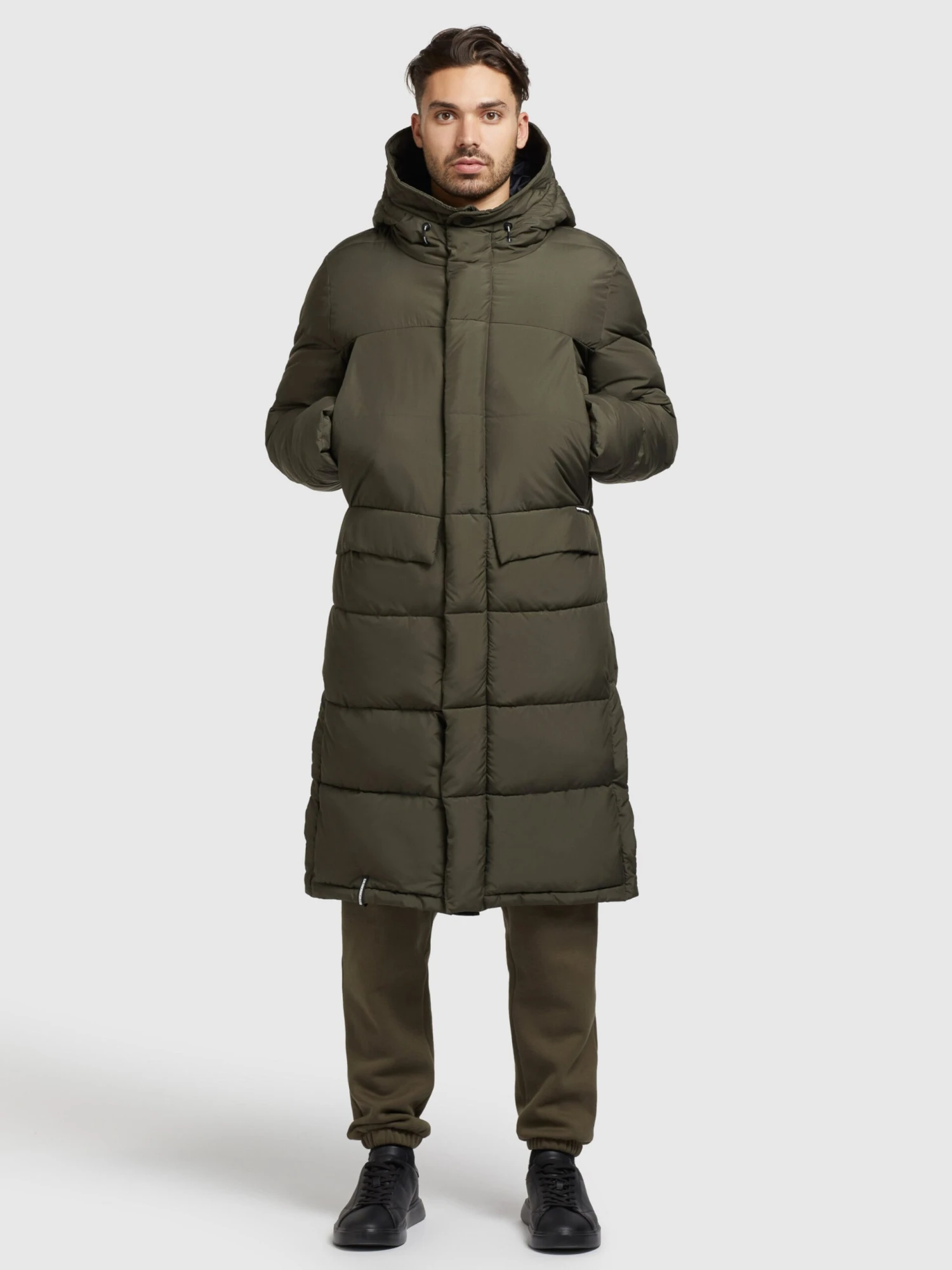 Khujo Wintermantels Winterjas Pato Heren Olijfgroen 4 Khujo Wintermantels Winterjas Pato Heren Olijfgroen - Afbeelding 3