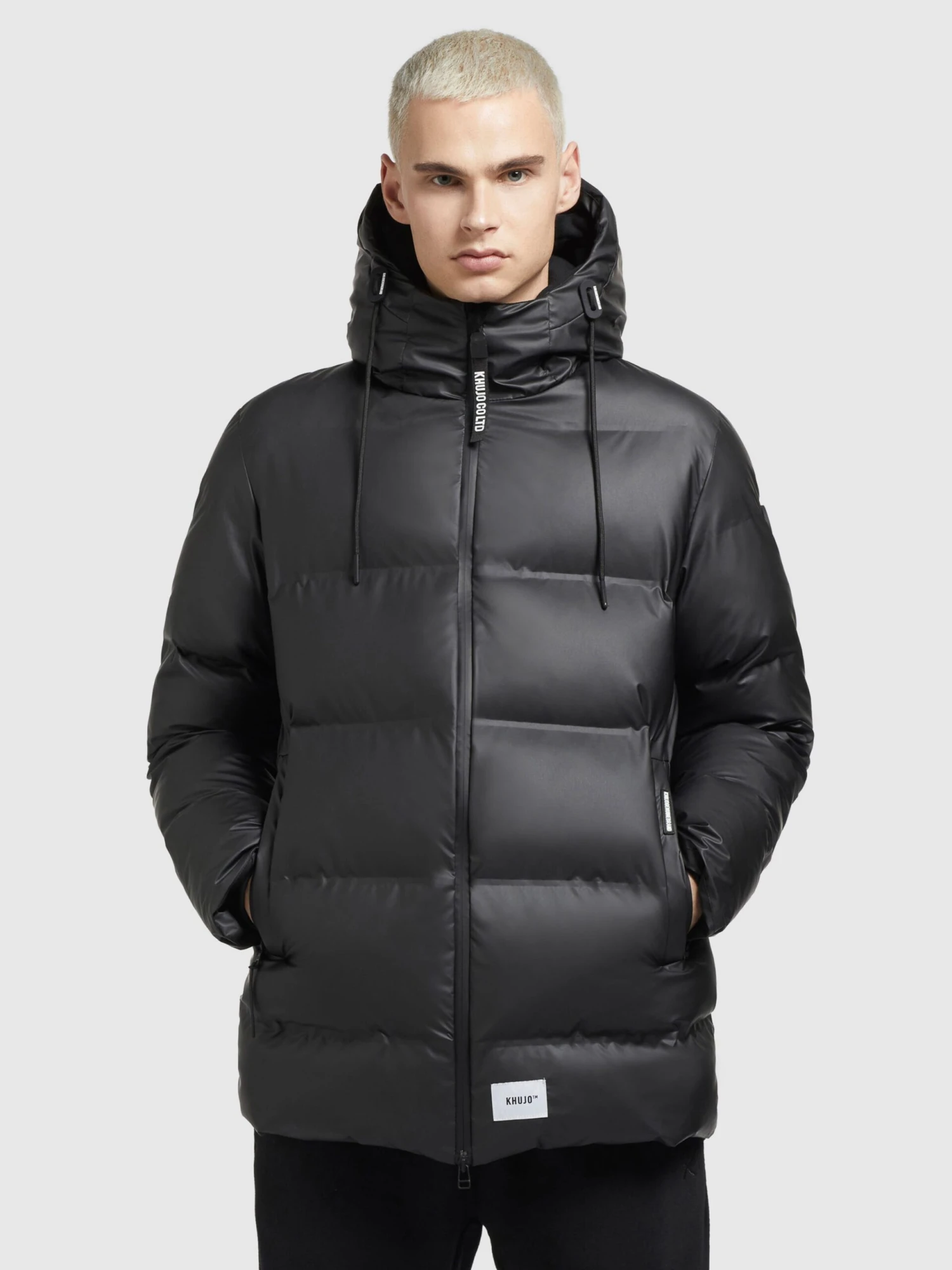 Khujo Tussenjassen Tussenjas Nabor Heren Zwart 4 Khujo Tussenjassen Tussenjas Nabor Heren Zwart - Afbeelding 2