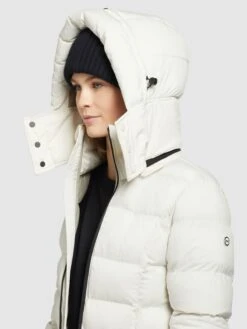 Khujo Wintermantels Wintermantel OLALLA MATT Dames Wolwit -Khujo dd6d34340ca57fd02b576e6494b22780