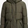Khujo Winterjassen Winterjas Leviani Dames Donkergroen -Khujo ddc832a1cb1f1fc73b97c6a984410929