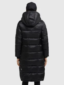 Khujo Wintermantels Wintermantel Julina Dames Zwart -Khujo e068ac526a89990924545bc8e7d683a4