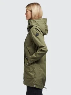 Khujo Parkas Tussenparka Aira Dames Olijfgroen -Khujo e07865a9c9c5ed3123a2570cd829ffed