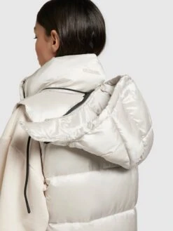 Khujo Bodywarmers Bodywarmer Tourin Dames Parelwit -Khujo e2a36c77de928d3ed00af5d5ba1d3c0c