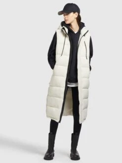 Khujo Bodywarmers Bodywarmer Tourin Dames Offwhite -Khujo e3056c8f3c17f9c14ac806024452a373