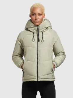 Khujo Winterjassen Winterjas Esila 3 Dames Lichtgroen -Khujo e46378dc47497a3f48cd905af7a9feb2