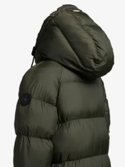 Khujo Wintermantels Wintermantel Dames Donkergroen -Khujo e52ec3423b0fb3cf00440811382f60b7