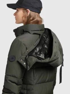 Khujo Wintermantels Wintermantel Cliv Dames Donkergroen -Khujo e5b7619c2410c58727f1ab34b9458d20