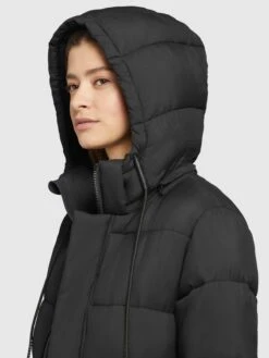 Khujo Wintermantels Wintermantel Word Dames Zwart -Khujo f09453150496f5a369bb16395ca26843