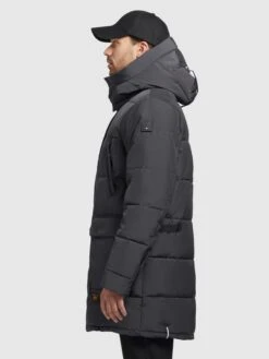 Khujo Winterjassen Winterjas Vivas Heren Donkergrijs -Khujo f290bb8de8dd030b67983b665be2a3b5