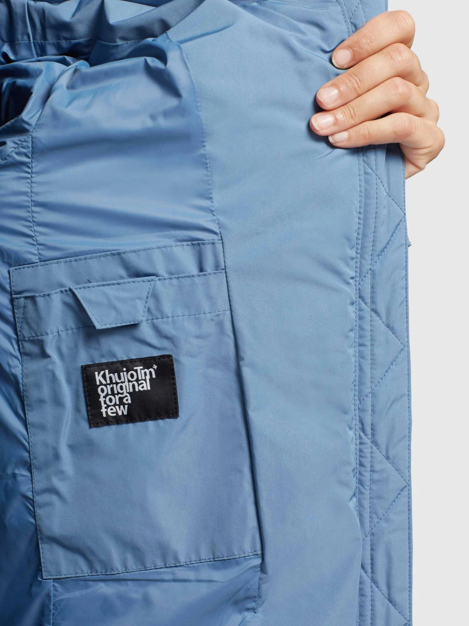 Khujo Wintermantels Wintermantel Ayleena Dames Lichtblauw 9 Khujo Wintermantels Wintermantel Ayleena Dames Lichtblauw - Afbeelding 8