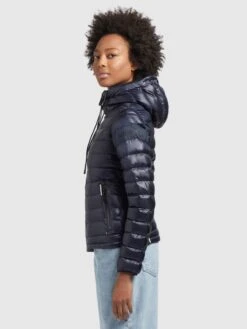 Khujo Tussenjassen Tussenjas Lovina Dames Donkerblauw -Khujo f7b8d96a3cca7a3d6fa72e3430630243