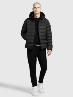 Khujo Winterjassen Winterjas Gamer Heren Zwart -Khujo f86533d7f0c9468708397e001c798f96