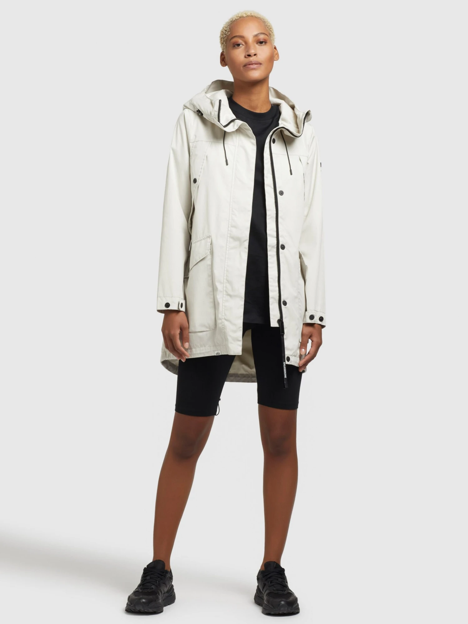 Khujo Tussenmantels Tussenmantel AIRA Dames Lichtgrijs 7 Khujo Tussenmantels Tussenmantel AIRA Dames Lichtgrijs - Afbeelding 5